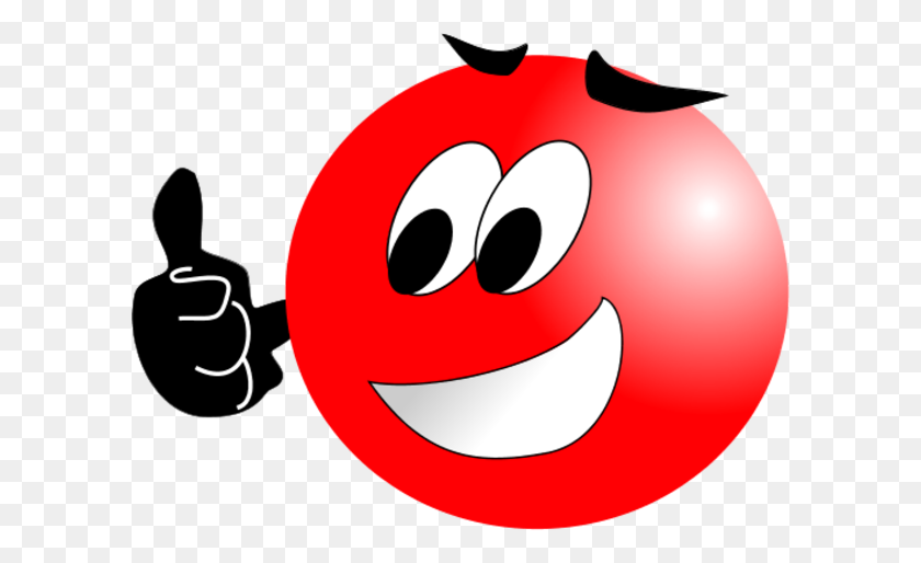 600x454 Red Smiley Face Clip Art - Smiley Face PNG