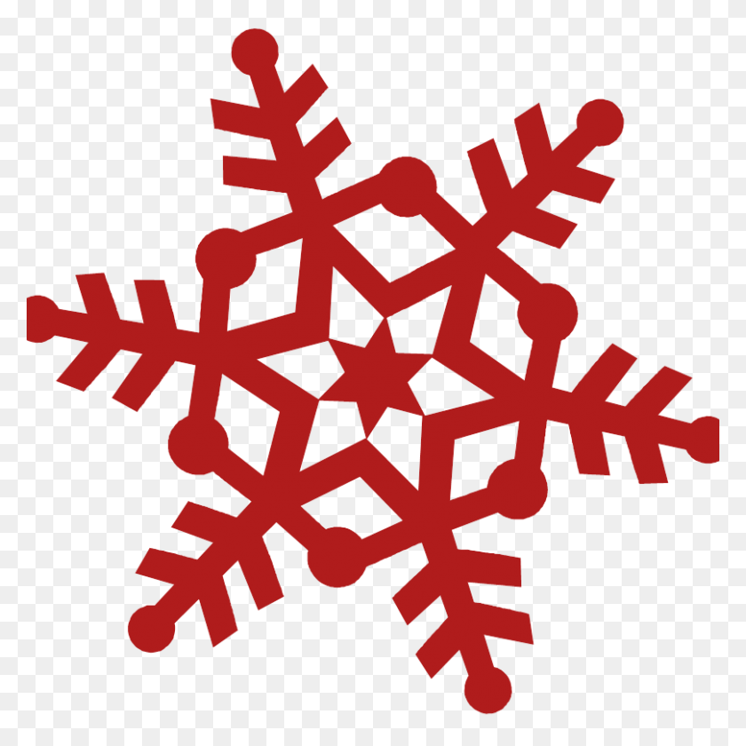 808x809 Red Snowflake Png Images Free Download - Snowflake PNG Transparent