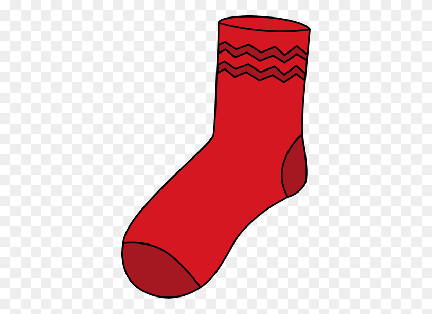 368x550 Red Sock Clip Art - Red Clipart