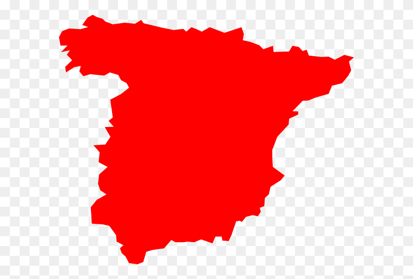 600x507 Красный Картинки Испании - Испания Клипарт