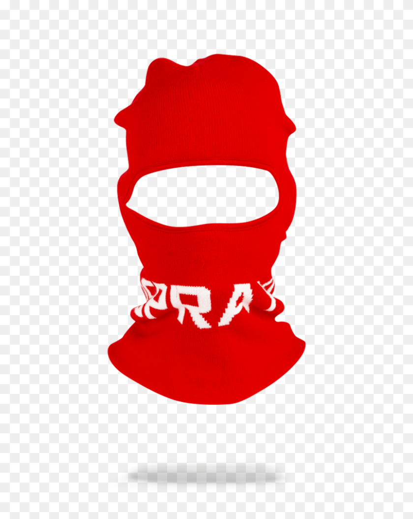 802x1023 Rojo Sprayground Logotipo De Máscara De Esquí - Máscara De Esquí Png