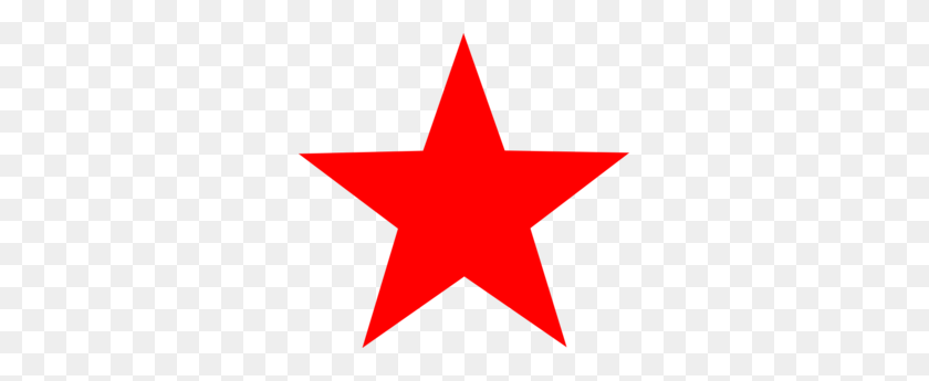 299x285 Red Star Clip Art - Red Star Clipart