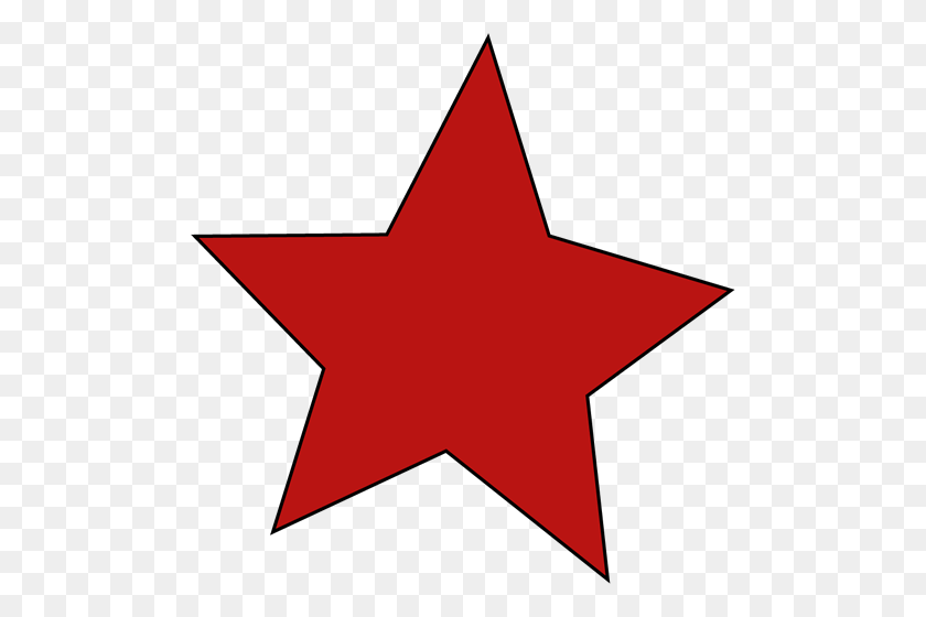494x500 Red Star Clip Art - Telecom Clipart