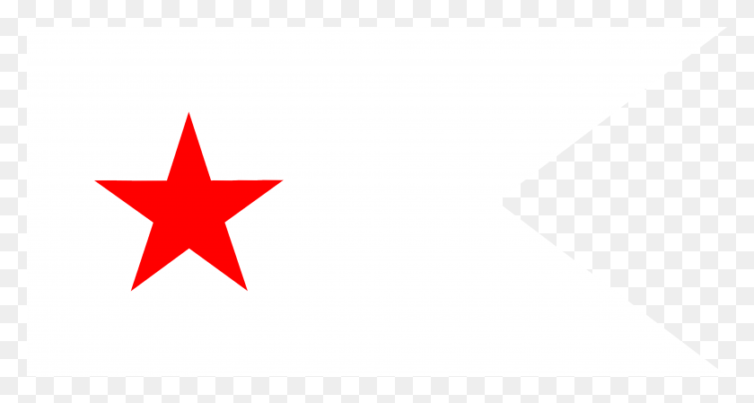 4000x2000 Red Star Flag - Red Star PNG