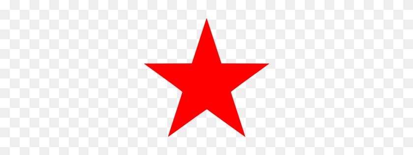 256x256 Icono De Estrella Roja - Icono De Estrella Png