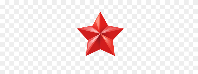 256x256 Estrella Roja Png - Triángulo Rojo Png