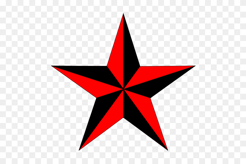 500x500 Red Star Png - Star Pattern PNG