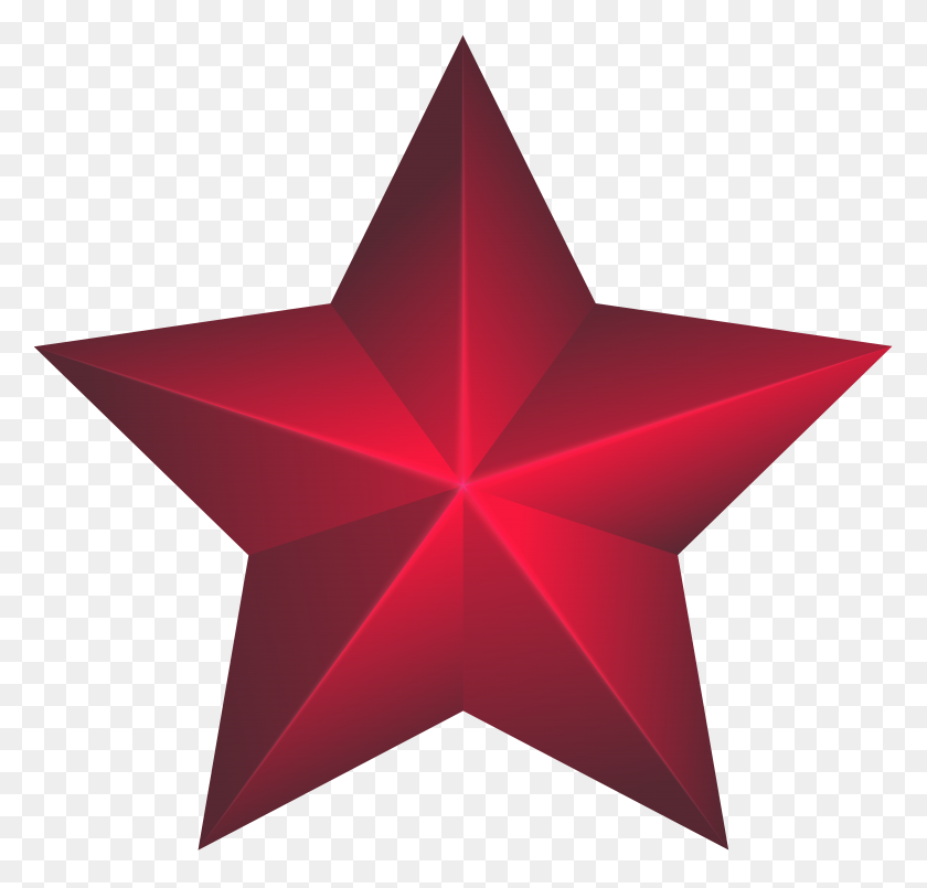 8000x7651 Estrella Roja Png Clipart - Estrella Roja Png