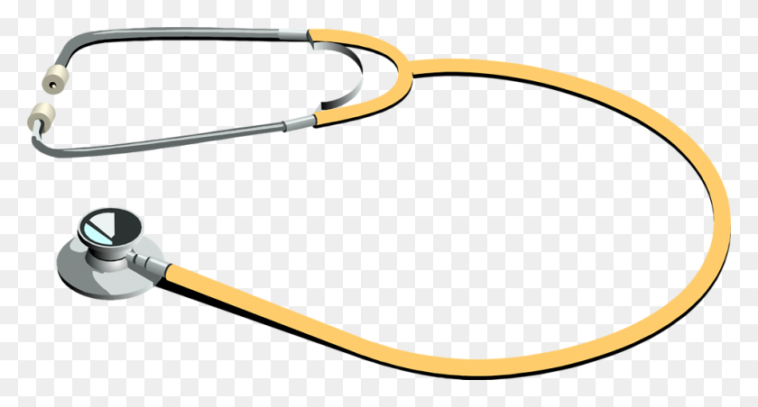 958x482 Red Stethoscope Clip Art - Medical Supplies Clipart