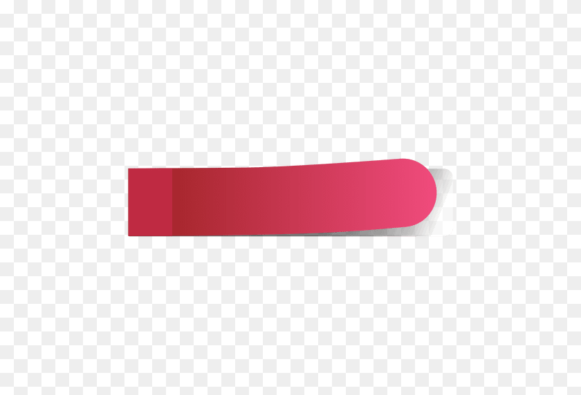 512x512 Red Sticky Note - Red Rectangle PNG