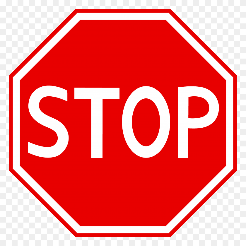 4731x4731 Red Stop Sign Clipart - None Clipart