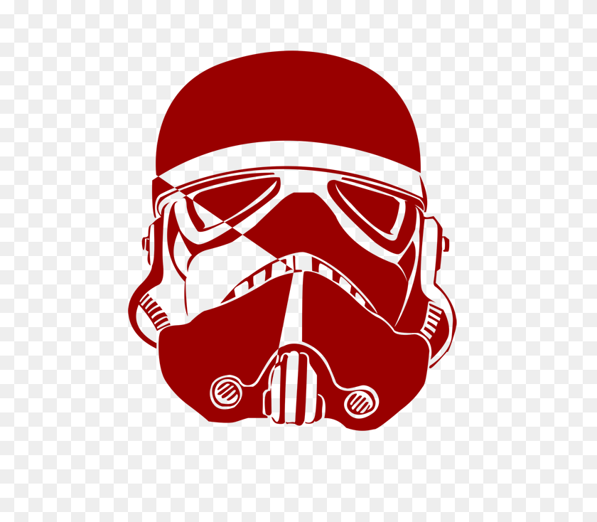 500x674 Red Stormtrooper Strange Images - Stormtrooper Helmet Clipart