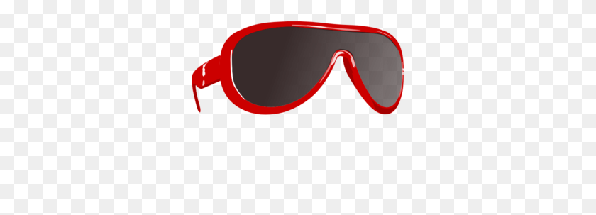 299x243 Red Sunglasses Clip Art - Shades Clipart