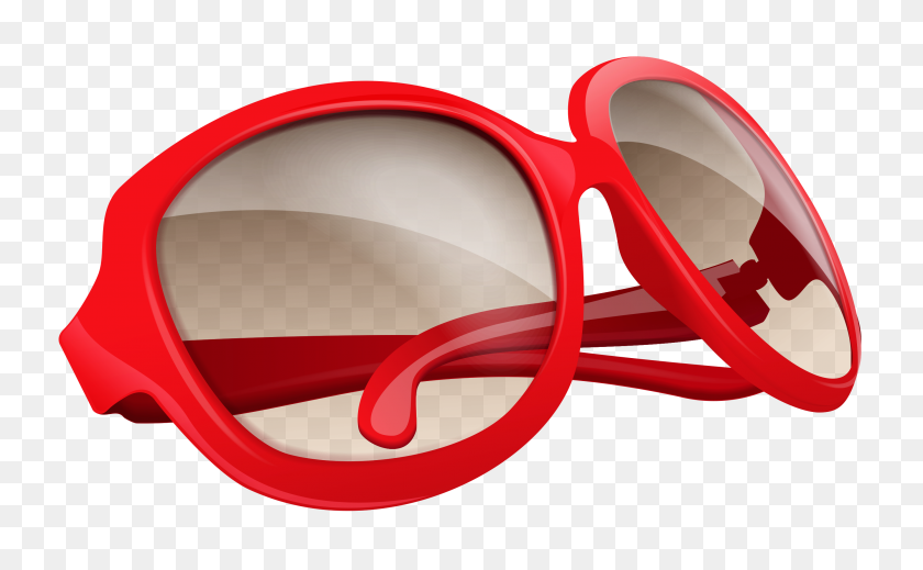 2783x1639 Red Sunglasses Png - Round Glasses PNG