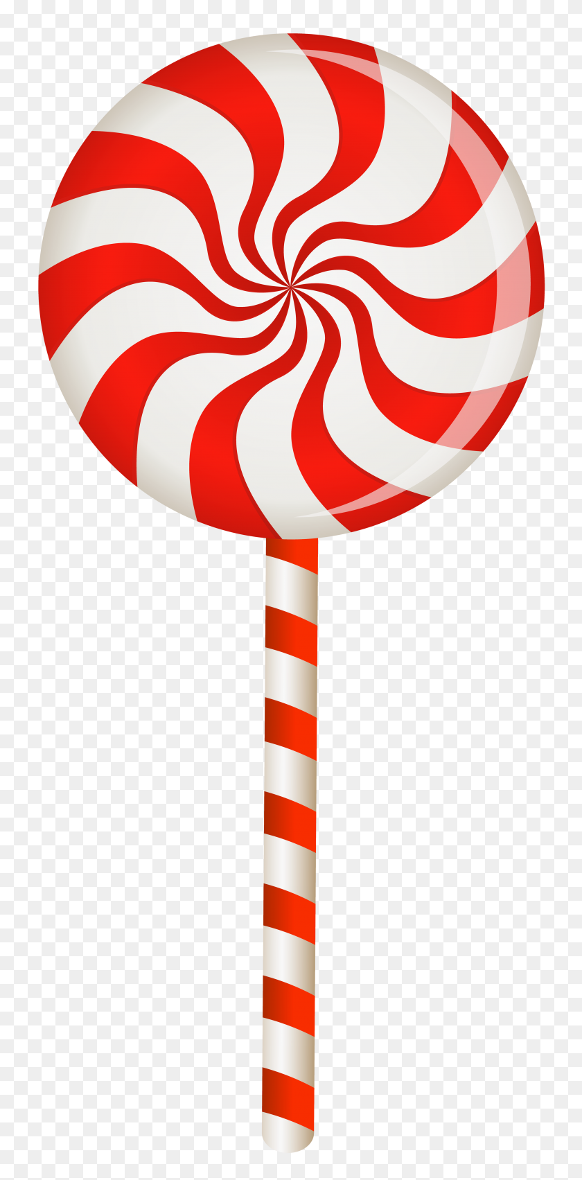 3796x8000 Red Swirl Lollipop Png Clip Art - P Clipart