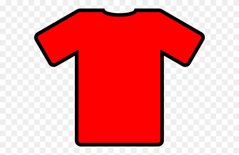 600x486 Red T Shirt Icon Png Clip Arts For Web - Shirt Outline Clipart
