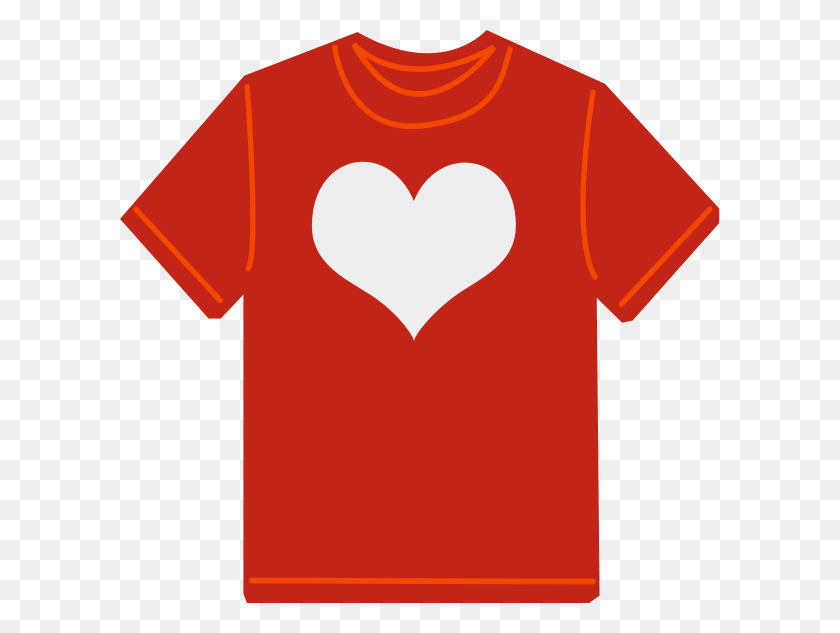 600x573 Camiseta Roja Png Clipart Para Web - Clipart Para Camisetas