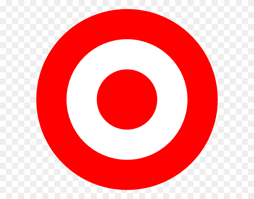 600x600 Red Target Clip Art - Target Clipart