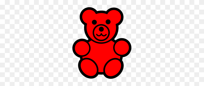 243x297 Red Teddy Bear Clipart - Teddy Bear Clip Art