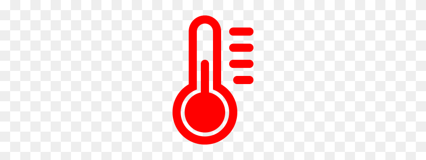 256x256 Красный Значок Температуры - Значок Температуры Png