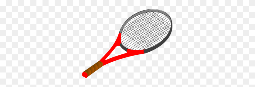 297x228 Red Tennis Racket Clip Art - Tennis Racket Clipart