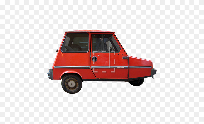 450x450 Red Three Wheeled Car - Red Car PNG