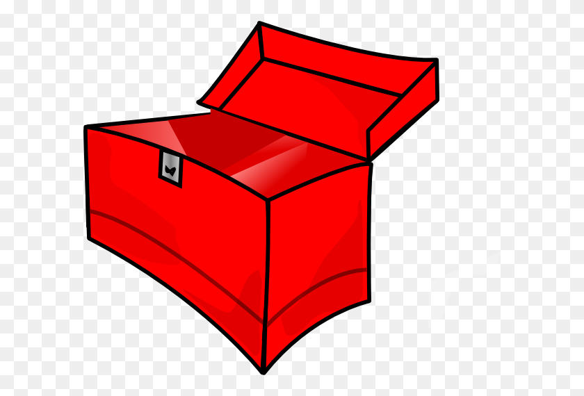600x510 Red Toolbox Empty Clip Art At Vector Clip Art - Empty Clipart