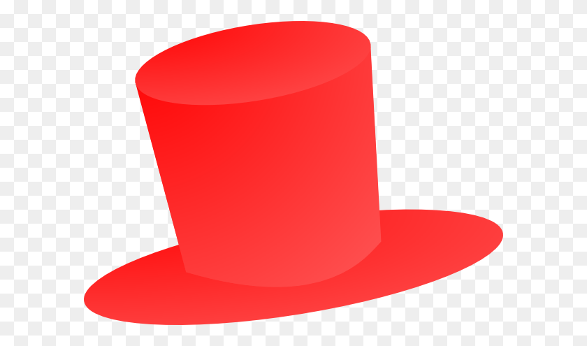 600x435 Красный Цилиндр Клипарт - Красная Шляпа Клипарт