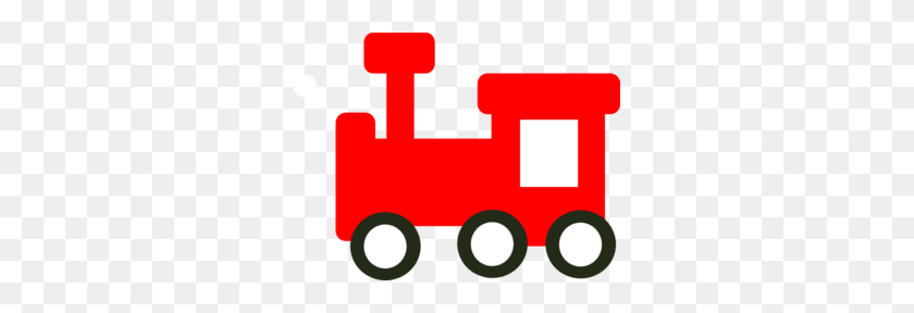 300x228 Красный Поезд Картинки - Поезд Клипарт Png