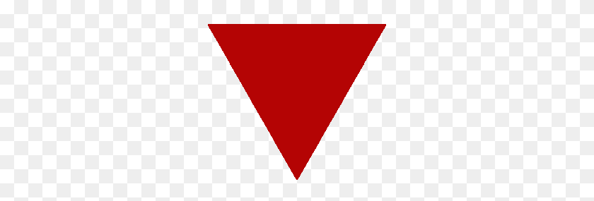 260x225 Triángulo Rojo - Triángulo Rojo Png