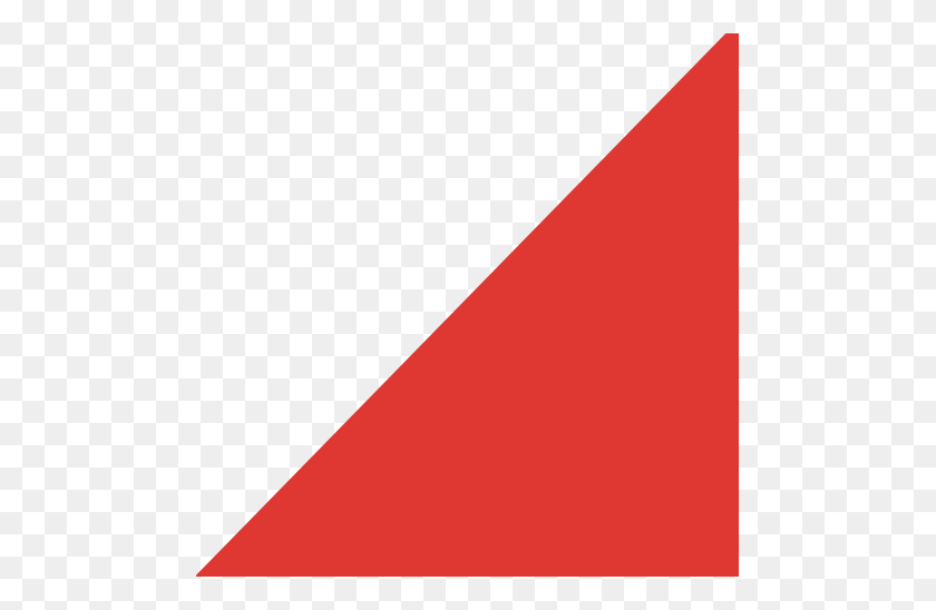 487x488 Red Triangle - Red Triangle PNG