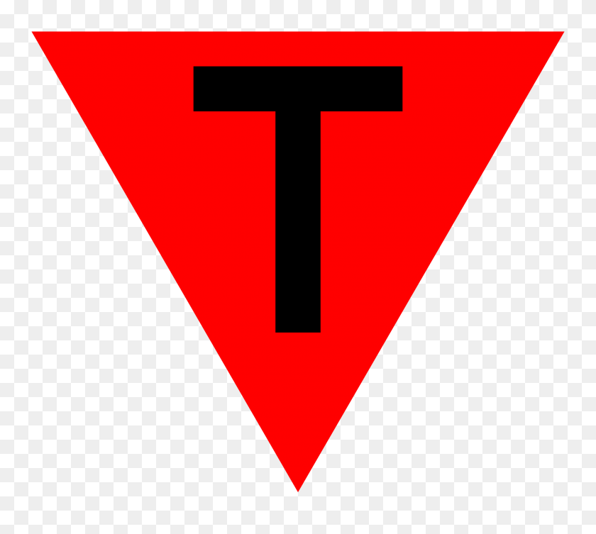 2000x1778 Triángulo Rojo Checa - Triángulo Rojo Png