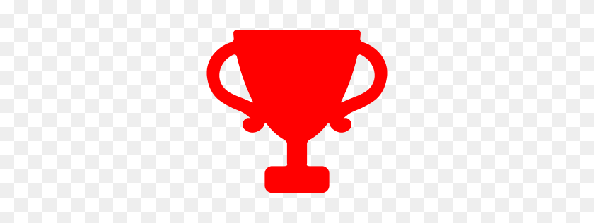 256x256 Red Trophy Icon - Trophy Icon PNG