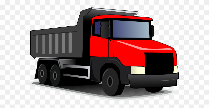 600x374 Red Truck Clip Art - Red Truck Clipart