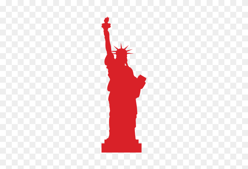 512x512 Red Usa Statue Of Liberty - Statue Of Liberty PNG