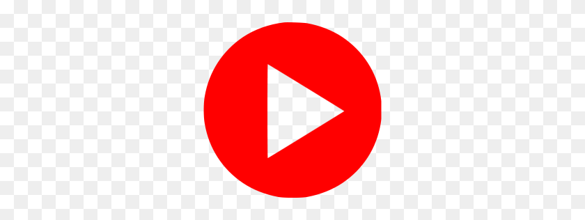 256x256 Red Video Play Icon - Video Icon PNG