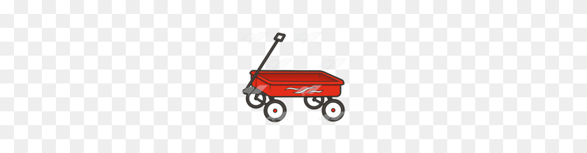 160x160 Red Wagon Clipart Black And White Clip Art Images - Red Wagon Clipart