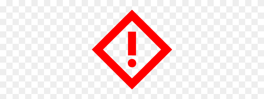 256x256 Красный Значок Предупреждения - Предупреждающий Символ Png