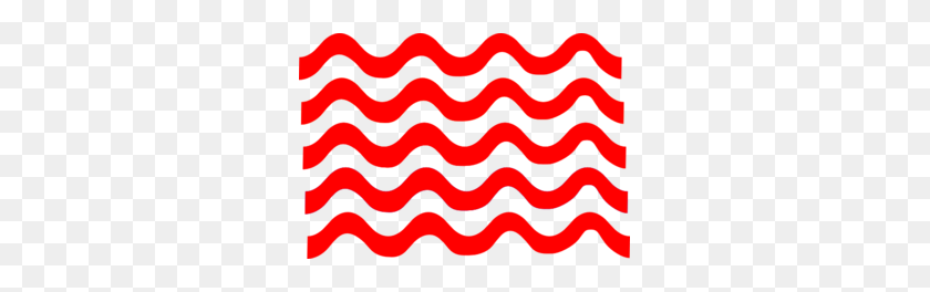 299x204 Red Wave Lines Clip Art - Red Lines PNG