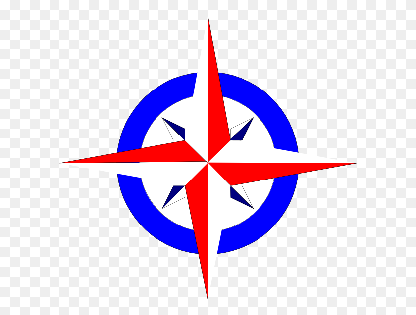 600x577 Red White And Blue Star Clip Art - Red Star PNG