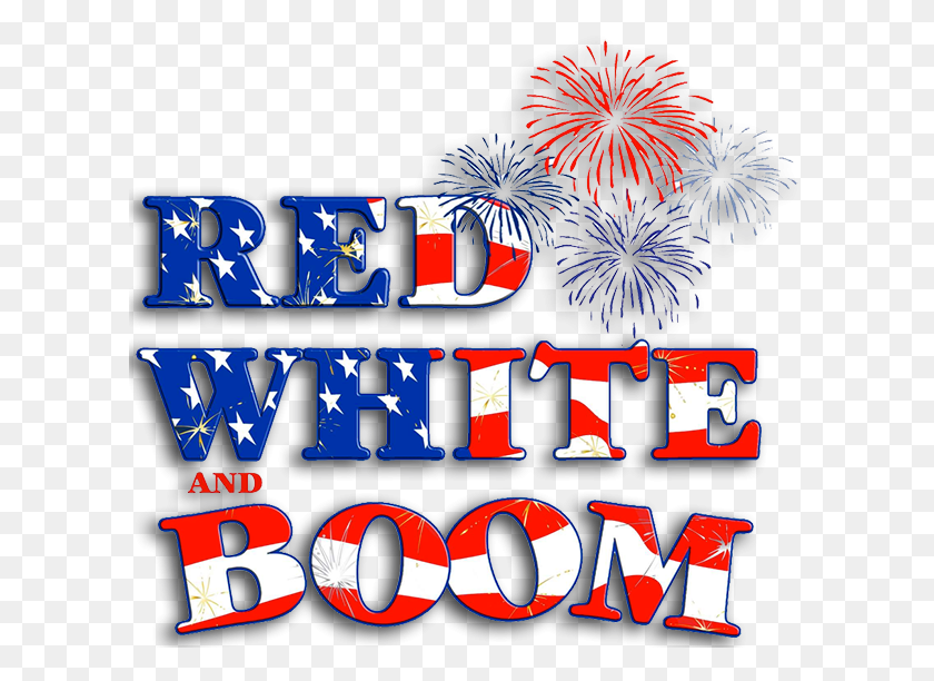 608x552 Red White And Boom - Fire Works PNG