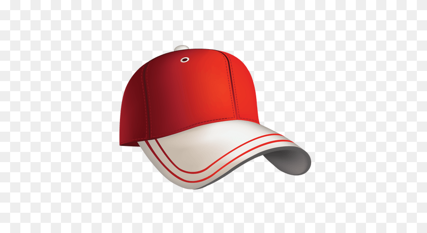 400x400 Red White Cap Transparent Png - White Hat PNG