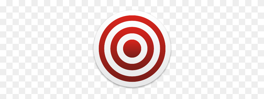 256x256 Red White Target Transparent Png - Target Store Clipart