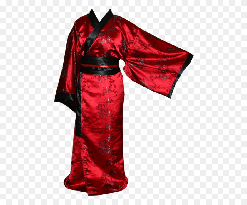 480x639 Rojo Con Negro Sakura Kimono Png - Destello De Lente Png Rojo