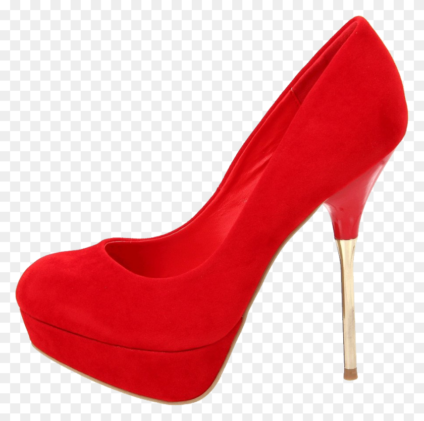 894x889 Красная Женская Обувь Png Изображения