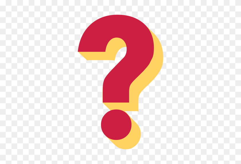 512x512 Red Yellow Question Mark Png - Exclamation Point PNG
