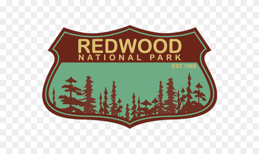 570x440 Логотип Национального Парка Редвуд Прозрачный Png - Красное Дерево Png