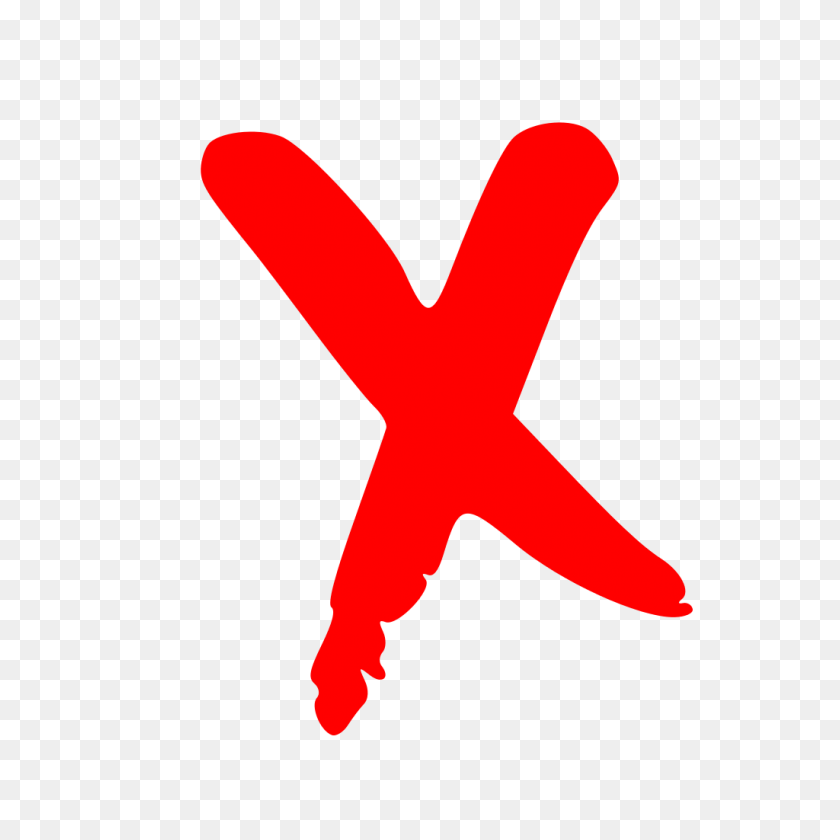 1024x1024 Redx - Red X Mark PNG