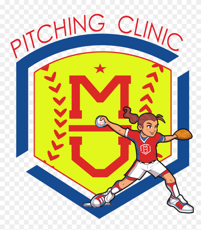 884x1024 Registration Open For In House Softball Pitching Clinic - Softball Pitcher Clipart