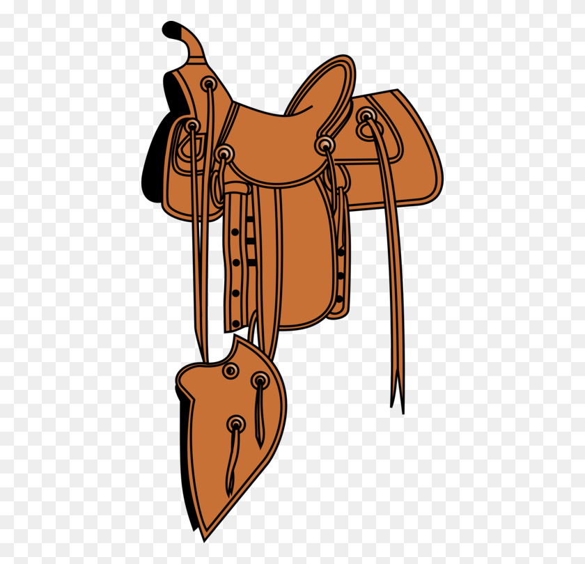 434x750 Rein Western Saddle Bridle Cowboy - Cowboy Clip Art
